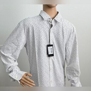 Boss Mens‎ Slim Fit Stretch Long Sleeve Shirt Size M   NWT